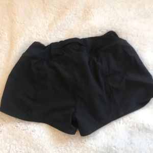 Reebok black running shorts